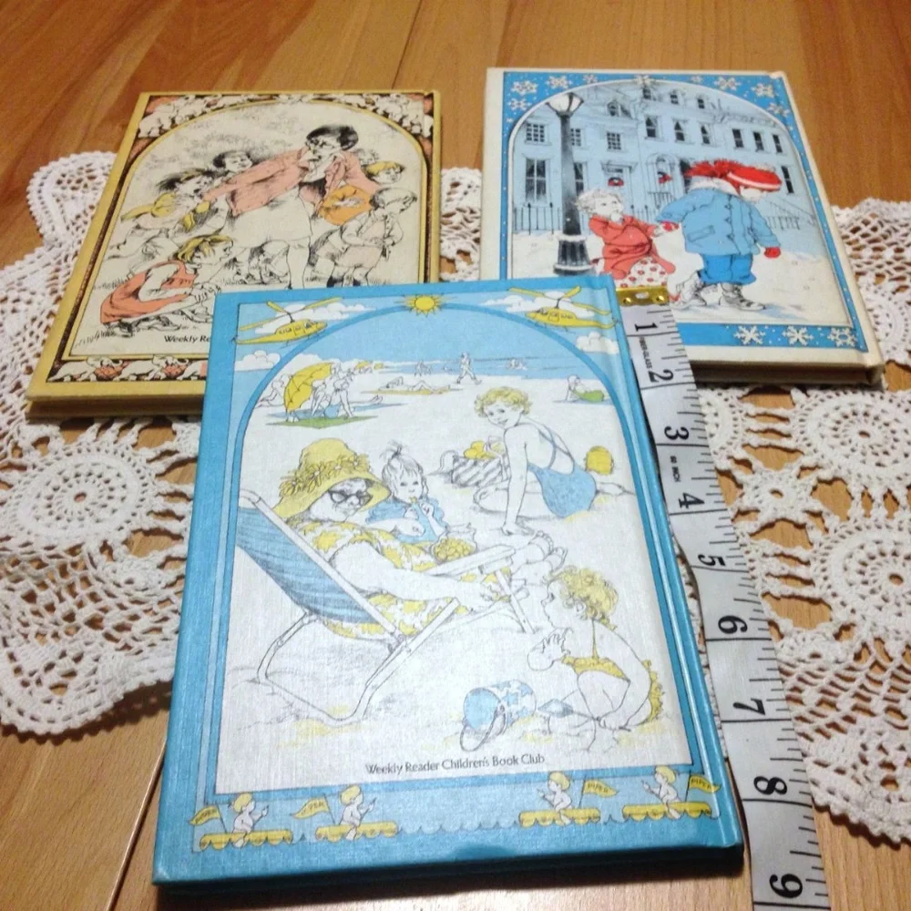 Vintage Sprout hardbacks, children's books also nice for decor